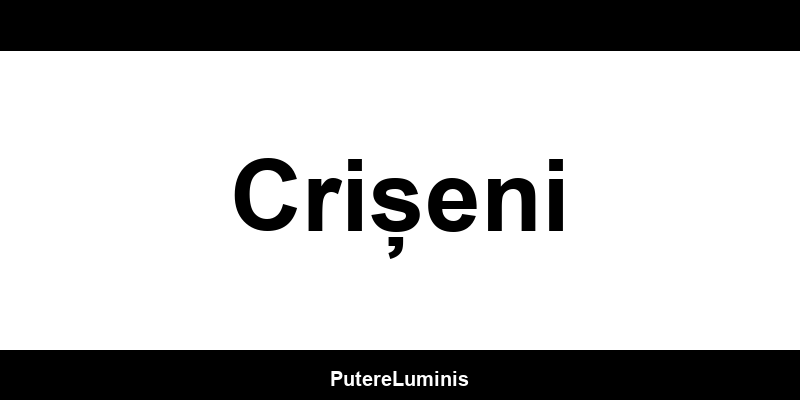 Contact Enel PPC în Crișeni - Telefon și asistență